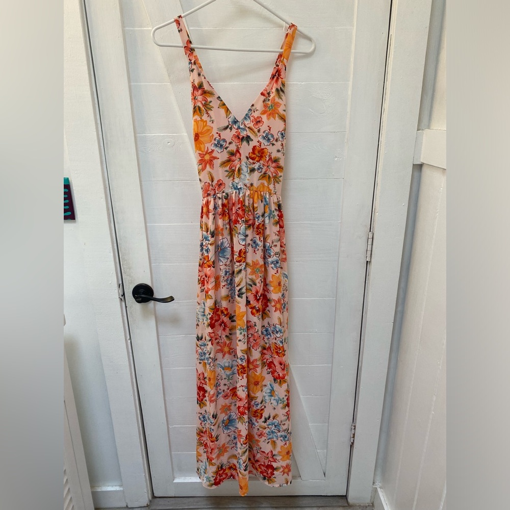 Floral Gap maxi dress